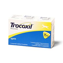 Trocoxil 75 mg kauwtabletten voor honden 2 tabletten
