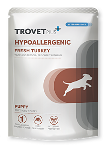 TROVETPLUS Pouch Dog Puppy Turkey 12x300g LEVERTIJD ONB.