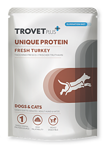 TROVETPLUS Unique Protein Fresh Turkey 12x300g THT 16-4-26