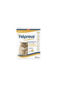 Felpreva Medium Cat spot on 2 pipet (2,5 - 5kg)