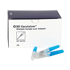 Bd Vacutainer Luer Adapter Blauw 367300 Steriel (100 stuks)