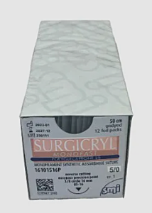 Surgicryl Monofast ep-1 usp 5-0 DS16 EASYPASS 50 cm 12 st