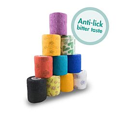 Dispovet Cohesief bandages 7,5cm x 4,5m assorti 24 stuks