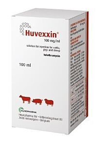 Huvexxin 100mg/ml injectie (tulathromycine) 100 ml