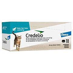 Credelio Kat 48mg 18 tabletten ACTIE 9+1