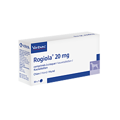 Rogiola 20 mg kauwtabletten hond 30 stuks UITVERKOPEND