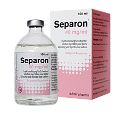 Separon 40 mg/ml oplossing voor injectie voor varkens