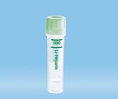 Bloedbuis Microvette 0,5ml Lithium Heparine 100 stuks