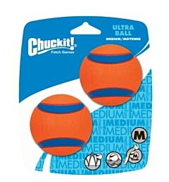 Chuckit Ultra Orange Ball Medium 2 stuks