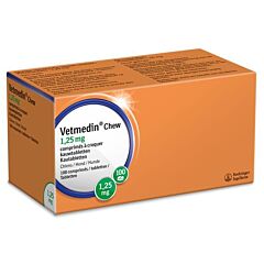 Vetmedin 1,25mg 100 kauwtabletten