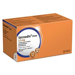 Vetmedin 2,5mg 100 kauwtabletten