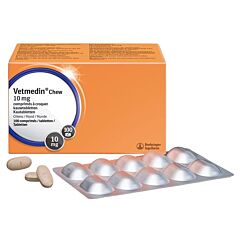 Vetmedin 10mg 100 kauwtabletten
