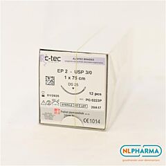 C-Tec Alfatec EP2 - USP 3/0 met naald DS25 12 x 75cm