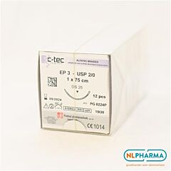 C-Tec Alfatec EP3-USP 2/0 met naald DS25 12 x 75cm
