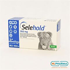 Selehold 360mg spot-on hond 40,1–60,0kg 3pip. ACTIE 10%