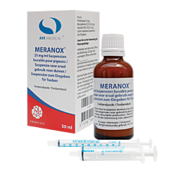 Meranox 25 mg/ml orale suspensie 50 ml