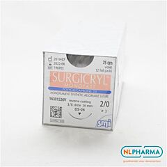 Surgicryl monofast ep-3 usp 2-0 ds26 75 cm violet 12 st.