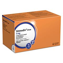 Vetmedin 5mg 100 kauwtabletten
