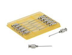 KRUUSE-Vet Needles, 1.2 x 25 mm, 18G x 1", Luer Lock, 12/pk