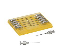 KRUUSE-Vet Needles, 1.0 x 25 mm, 19G x 1", Luer Lock, 12/pk