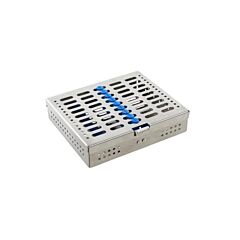 KRUUSE Instrument Case, Stainless Steel, 16,5 x 14 x 3,7 cm