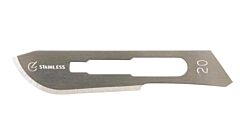 Scalpelmesjes KRUUSE steriel No 20, RVS, 100/pk
