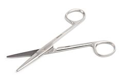 Schaar Mayo KRUUSE, recht, stomp/stomp, 14 cm