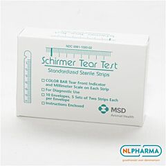 Schirmer Teartest 100 strips met meettabel