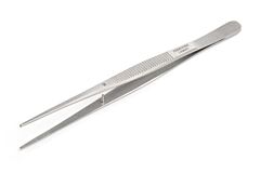 KRUUSE Semken Dressing Forceps, 12.5 cm / 4.9", straight