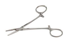 KRUUSE De Bakey-Mosquito Forceps, 12 cm / 4.7", straight