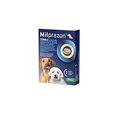 Milprazon Chewable 2,5mg/25mg  hond  2 tabletten