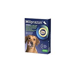 Milprazon Chewable 12,5mg/125mg hond 2 tabletten