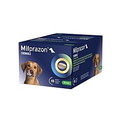 Milprazon Chewable 12,5mg/125mg hond 48 tabletten