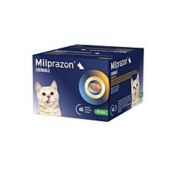 Milprazon Chewable 4mg/10mg kat 48 tabletten