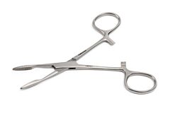 KRUUSE Pean Dressing Forceps, 12.5 cm / 4.9", straight