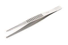 KRUUSE Treves Tissue Forceps, 15 cm / 5.9", 1x2 teeth