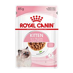 Royal Canin Kitten Morsels in Gravy 12x85gr