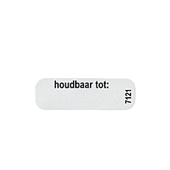 Etiketten 'houdbaar tot' 1000 stuks