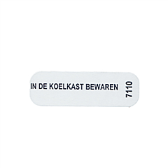 Etiketten 'in koelkast bewaren' 1000 stuks