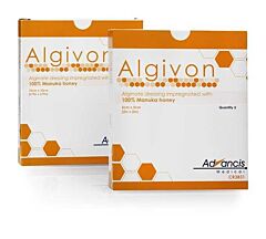 Algivon Manuka Honing Alginaatverband 10x10cm per stuk