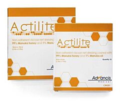 Actilite Manuka NA viscose Netverband 5x5cm 1 stuk