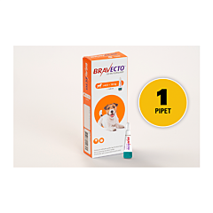 Bravecto Spot On kleine hond 4,5-10kg 1pip.