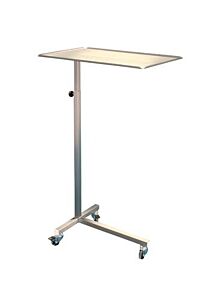 Instrumenten aanreiktafel 60 x 40 cm, hoogte: 90-135 cm