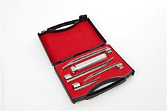 KRUUSE Miller Laryngoscope with medium handle set of 4