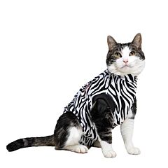 Medical Pet Shirt CAT - 3XS, ZEBRAPRINT