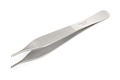 KRUUSE Adson Tissue Forceps, 12 cm / 4.7", 1x2 teeth