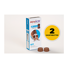 Bravecto 1 x 2 tablet grote hond 20-40kg