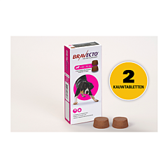 Bravecto 1 x 2 tabl. zeer grote hond 40-56kg