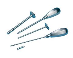 KRUUSE Trocar, w/metal handle and cannula, 7 x 120 mm