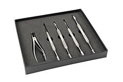 KRUUSE Instrument Set, 5 piece, for deciduous teeth